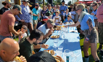 Left Hand Oktoberfest 2025 Brat Eating Contest