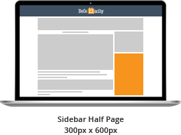 Sidebar Half Page ad