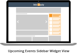 Upcoming Events Sidebar Widget