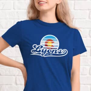 Lyons Sunset Script T-Shirt